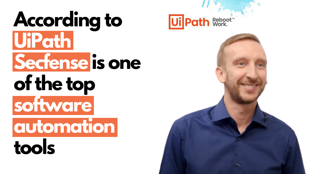 Secfense Finalist of the UiPath Automation Awards 2020